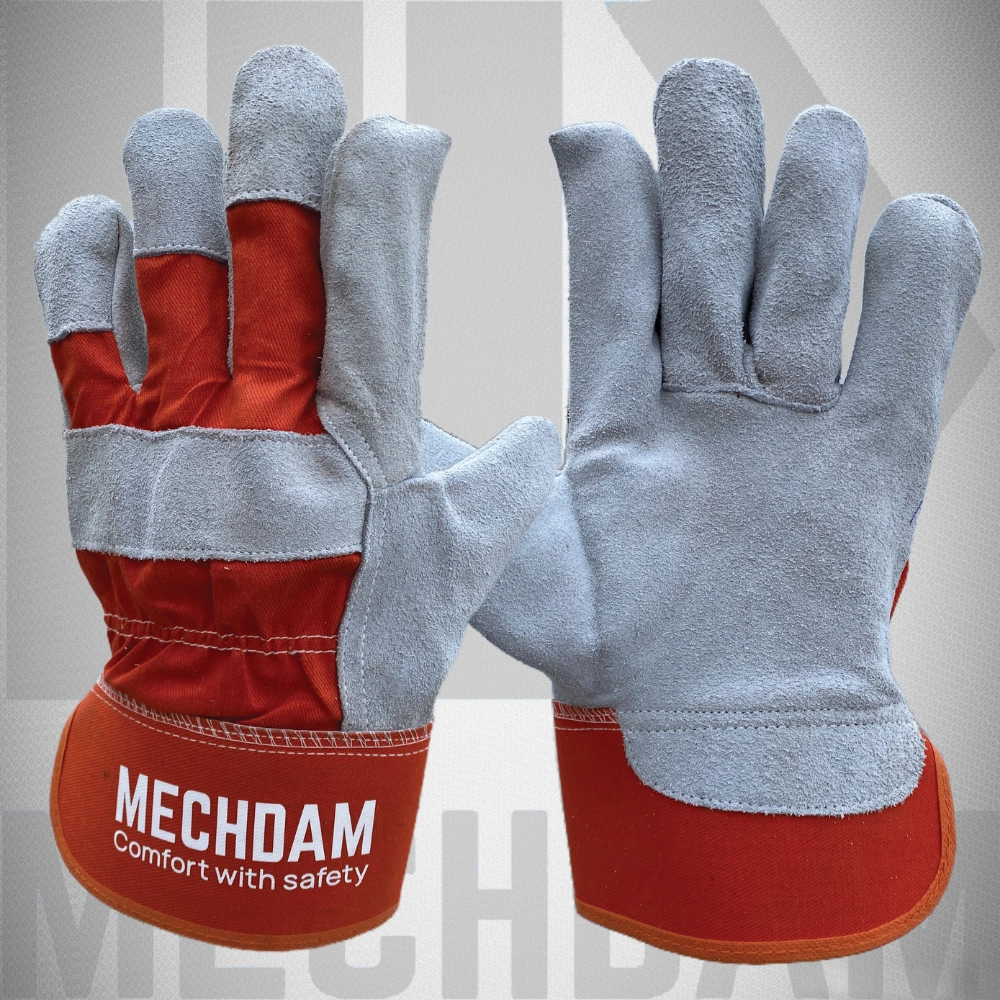707-Gloves-5-2.webp split leather work gloves manufacturer red canvas back