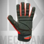 anti vibration eva palm gloves palm side with eva padded synthetic leather