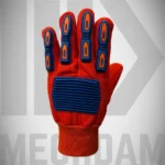 oil and gas impact protection gloves impact level 2 knuckle protection