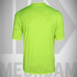 High Visibility Cotton Crew Neck T-Shirt fabric close-up