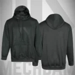 Pullover Hoodie with Embossed Logo
