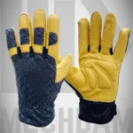 industrial cut resistant mechanic gloves leather