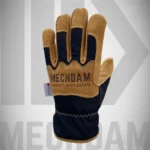 cut resistant waterproof winter work gloves with safety cuff