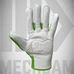 Industrial impact protection A6 gloves featuring high-visibility design and reinforced grip