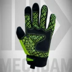 synthetic leather high visibility mechanic gloves