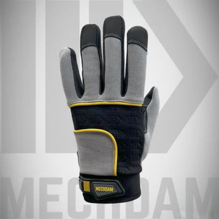 synthetic leather mechanic gloves industrial use
