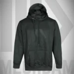 Pullover hoodie with embossed logo front view