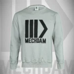 300 GSM cotton fleece sweatshirt embroidered logo detail