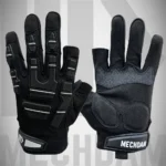 half finger tactical gloves with TPR knuckle impact protection