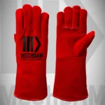 Cowhide leather welding gloves manufactured by a professional welding gloves manufacturer