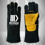 Heat resistant welding gloves for high temperature industrial welding