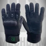 heavy duty tactical gloves with reinforced synthetic leather palm