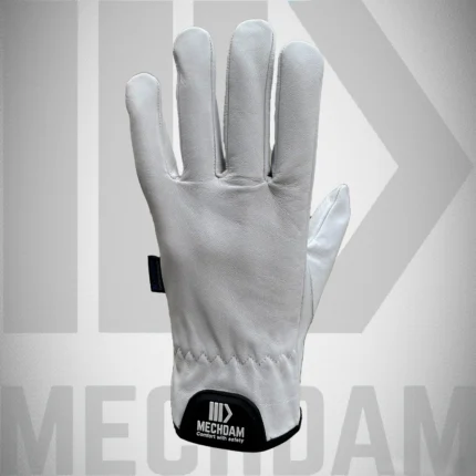 Soft grain goatskin leather driver gloves
