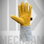 leather welding gloves designed for industrial welding tasks