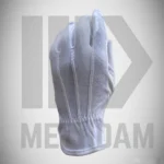 pvc dotted cotton fabric gloves for handling