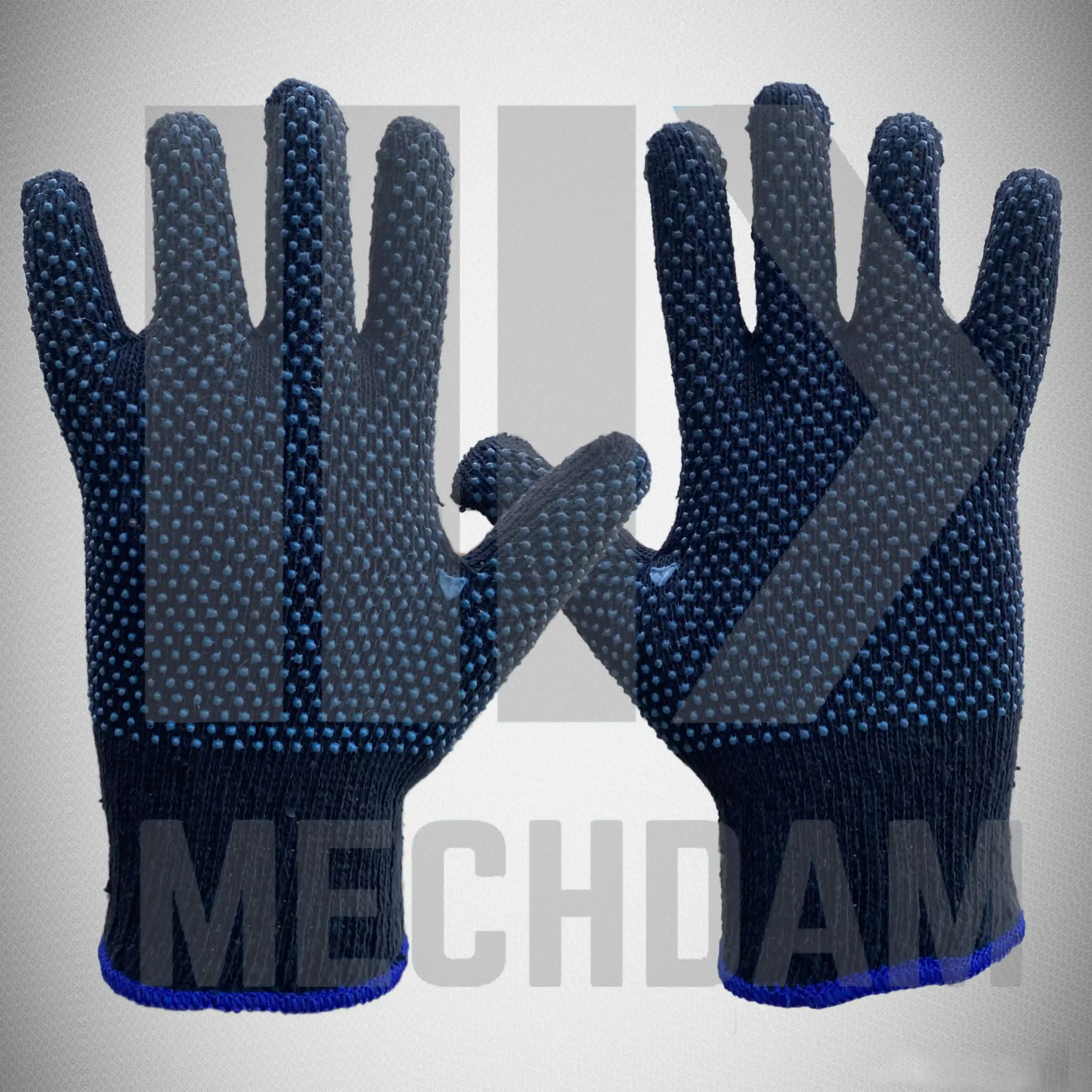MD-GL-4005 pvc dotted knit gloves manufacturer