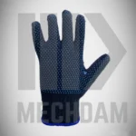 seamless pvc dot knit gloves for handling