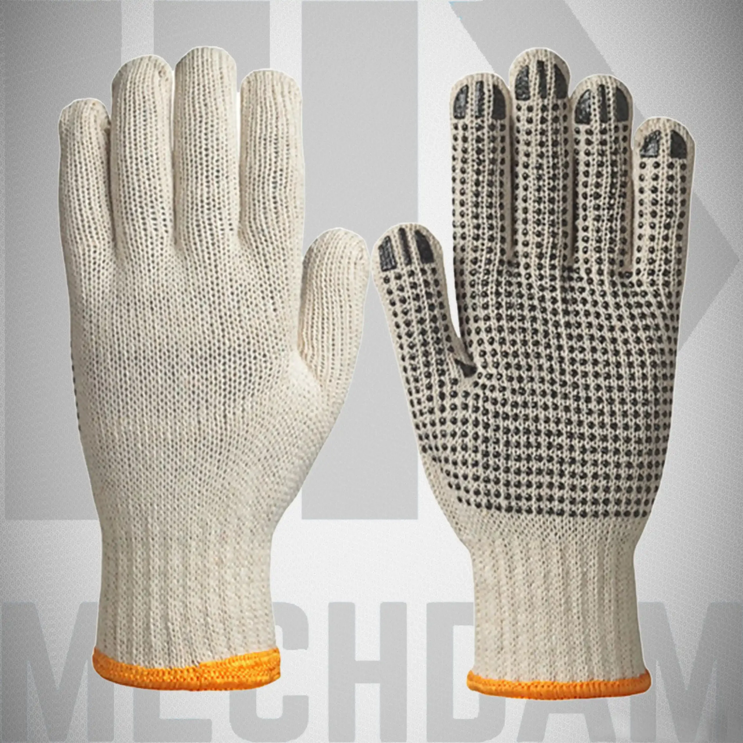 MD-GL-4008 seamless palm grip knit gloves manufacturer