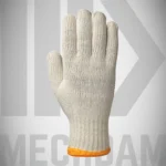 anti slip seamless knit gloves with palm grip
