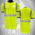 reflective safety t shirt used in professional work environment