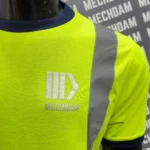 industrial reflective safety t shirt with breathable fabric