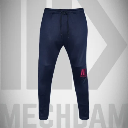 Polyester fleece slim fit trouser with embroidered logo