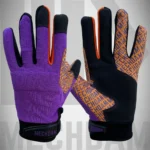 ouchscreen garden gloves with flexible grip palm and breathable fabric