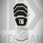impact resistant leather mitt gloves with tpr protection and kevlar lining