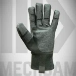 oilfield cut resistant gloves with synthetic microfiber leather palm
