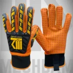oilfield impact protection gloves with TPR knuckle guards