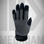 stretch fabric back with adjustable wrist closure for comfortable fit