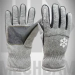waterproof softshell winter gloves with hipora lining