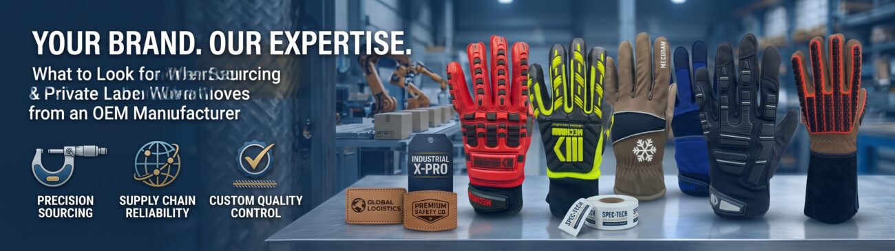 Private label work gloves for OEM manufacturing